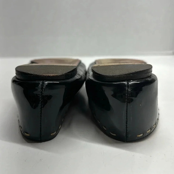 Alaia Paris Ballet Flat Patent Leather Slip On Round Toe Shoes Black Size 36.5 - Picture 7 of 10